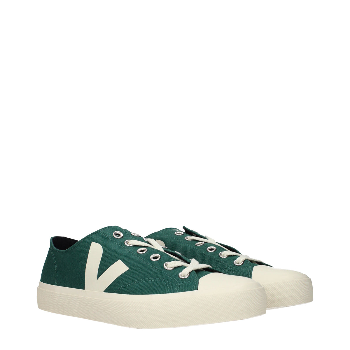 Veja ヴェジャ メンs スニーカー グリーン ファブリック - Image 8