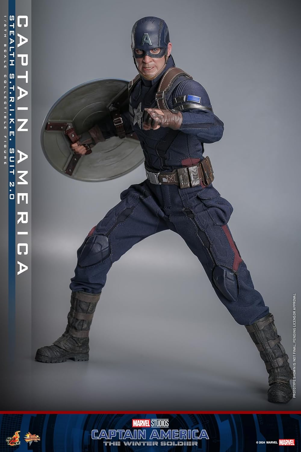 Movie Masterpiece Captain America/Winter Soldier Captain America (Stealth Suit 2.0 Version) 1/6 Scale Figure