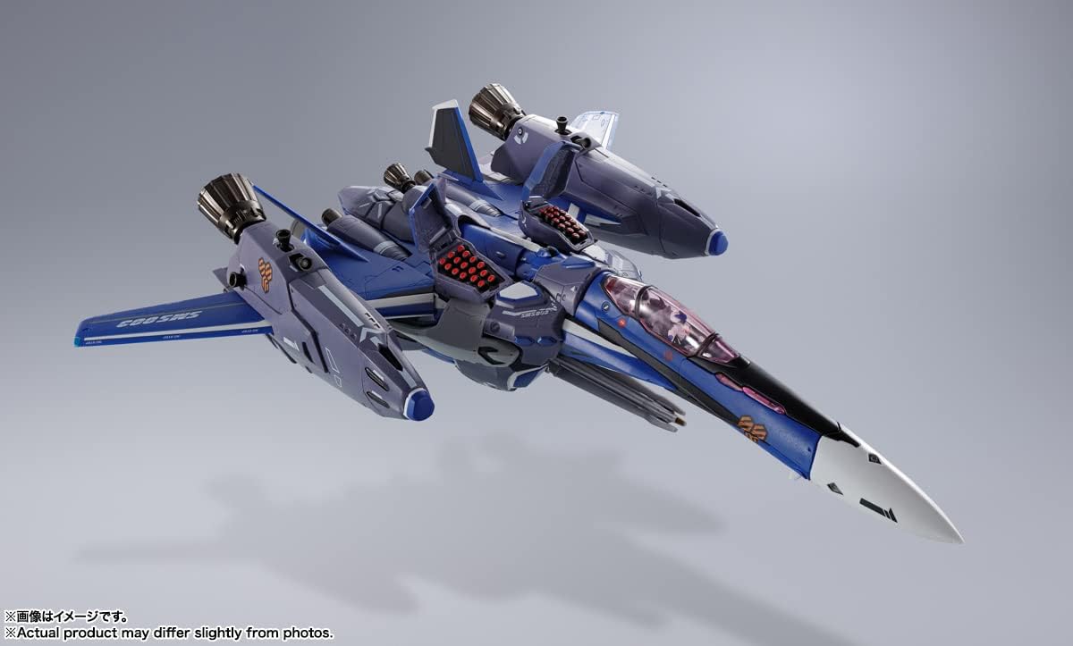 BANDAI SPIRITS DX Chogokin Macross F VF-25G Super Messiah Valkyrie (Michael Blanc Machine) Revival Ver. Approx. 11.8 inches (300 mm), ABS & PVC & Die-Cast Painted Action Figure