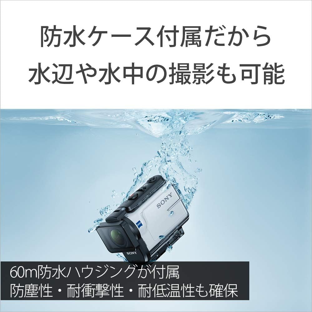 Sony Action Cam Wearable Camera, whites