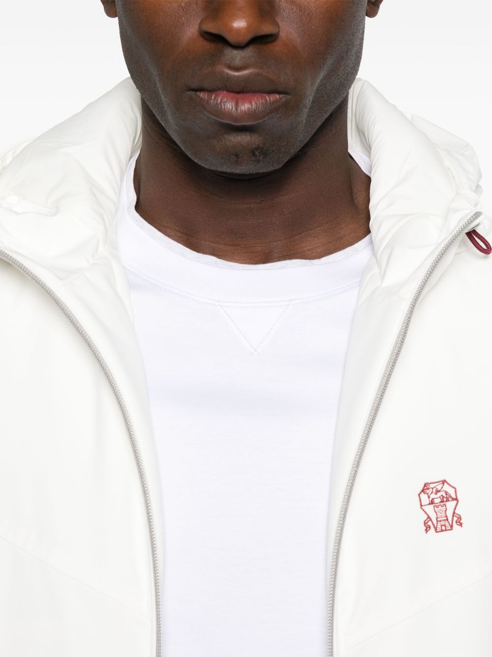 Brunello Brunello CucinelliロゴコットンTシャツ - Image 8