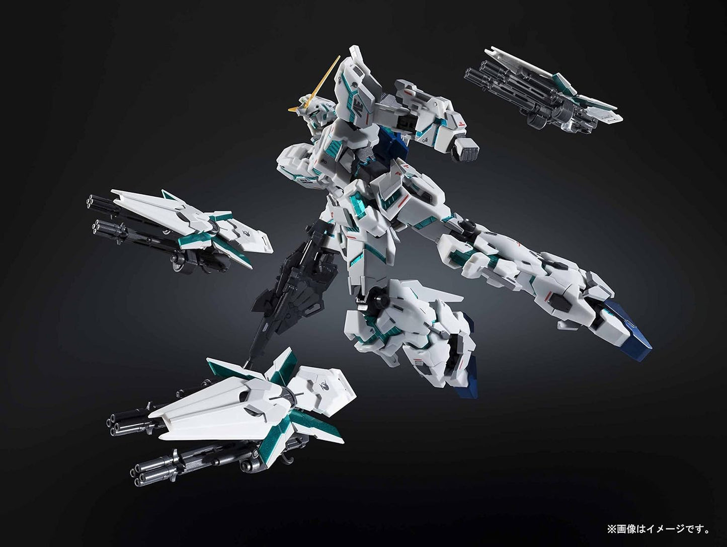 THE ROBOT SPIRITS Mobile Suit Gundam UC Side MS Unicorn Gundam, Awakened Mode, Real Marking Version, Approx. 5.5 inches (140 mm), ABS & PVC, Painted Articulated Figurine