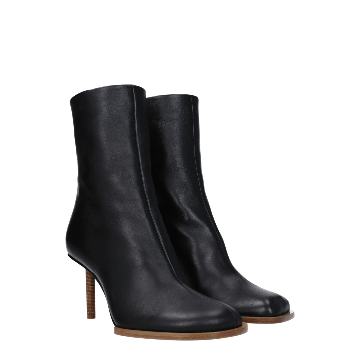 Jacquemus Jacquemus Stivaletti Donna Pelle Nero - Image 8