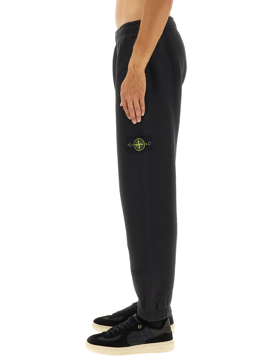 Stone Stone Island Fleece Jogger Pants - Image 8