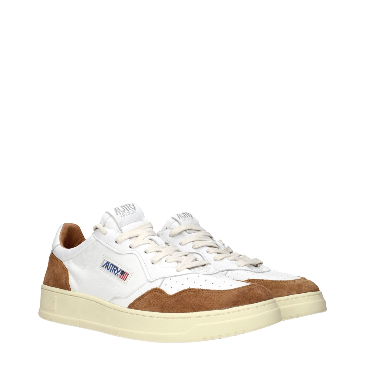 Autry オートリーメンズs スニーカー ホワイト/キャラメルレザー - Image 8