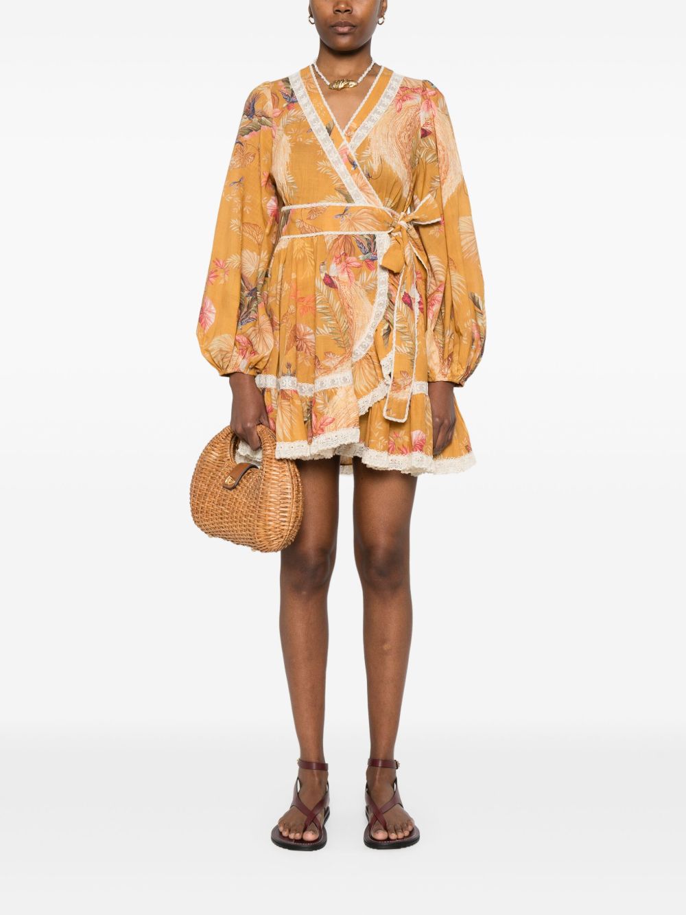Zimmermann Zimmermann Ascension Cotton Mini Dress - Image 8