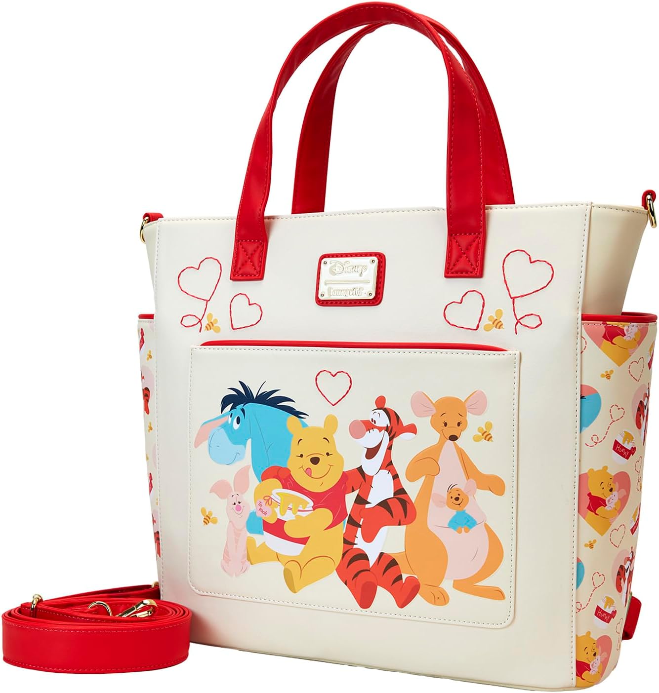 Funko Loungefly Disney Winnie The Pooh Convertible Tote Bag Backpack