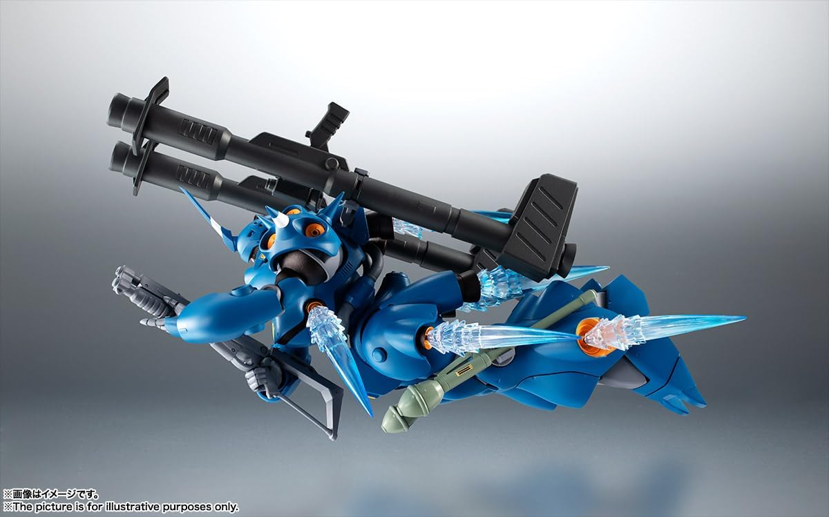 TAMASHII NATIONS Robot Spirits, Mobile Suit Gundam 0080, War in the Pocket, MS-18E Kempher Ver., A.N.I.M.E. (Resale Version), Approx. 5.1 inches (130 mm), ABS & PVC, Painted Action Figure