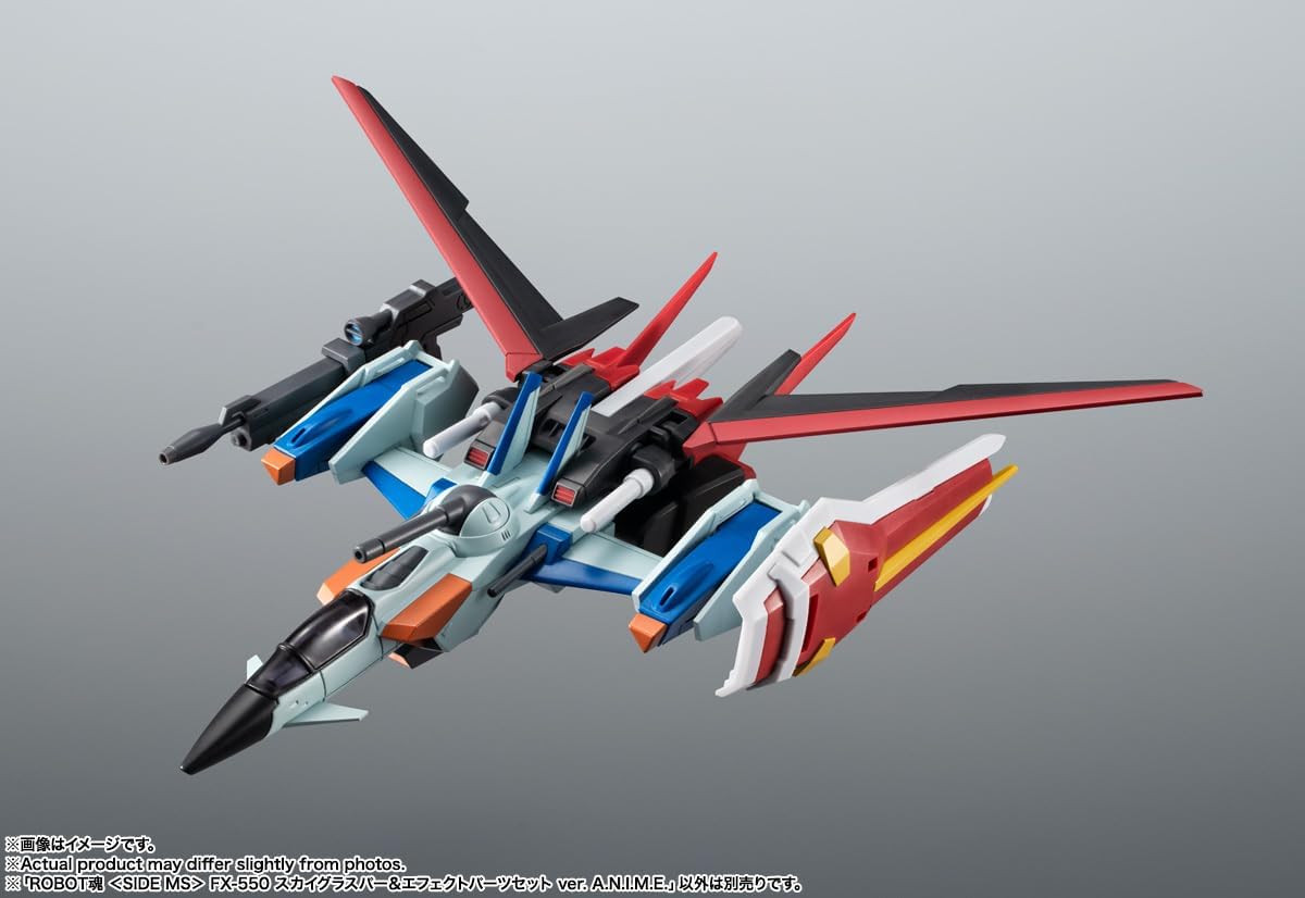 Tamashi Nations Robot Spirits Mobile Suit Gundam Seed FX-550 Sky Glass Part & Effect Parts Set Version A.N.I.M.E. Approx. 3.9 inches (100 mm), PVC & ABS Pre-painted Action Figure