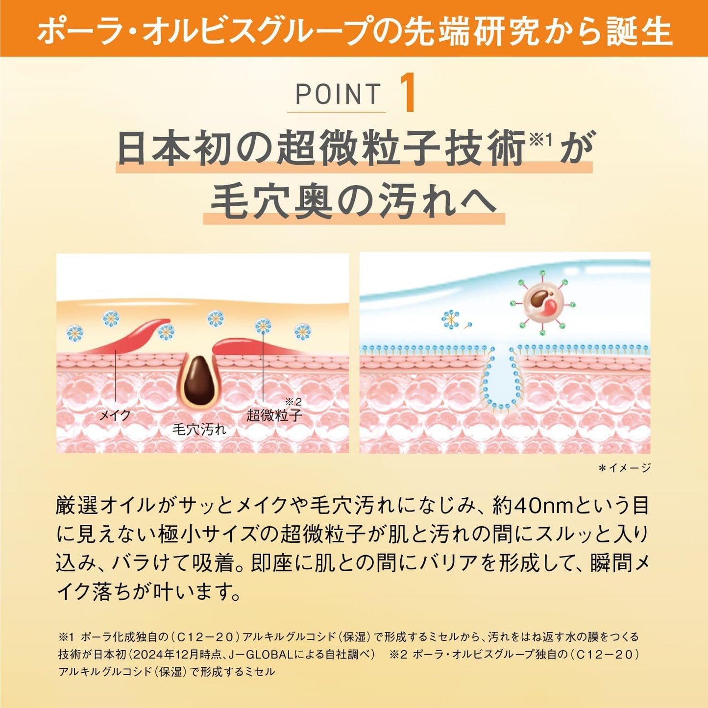 Orbis The Cleansing Oil 4.2 fl oz (120 ml) Makeup Remover Pores Makeup Remover Blackhead Cleansing