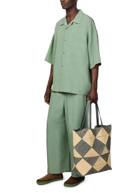 LOEWE Rio suede and raffia espadrilles - Image 8