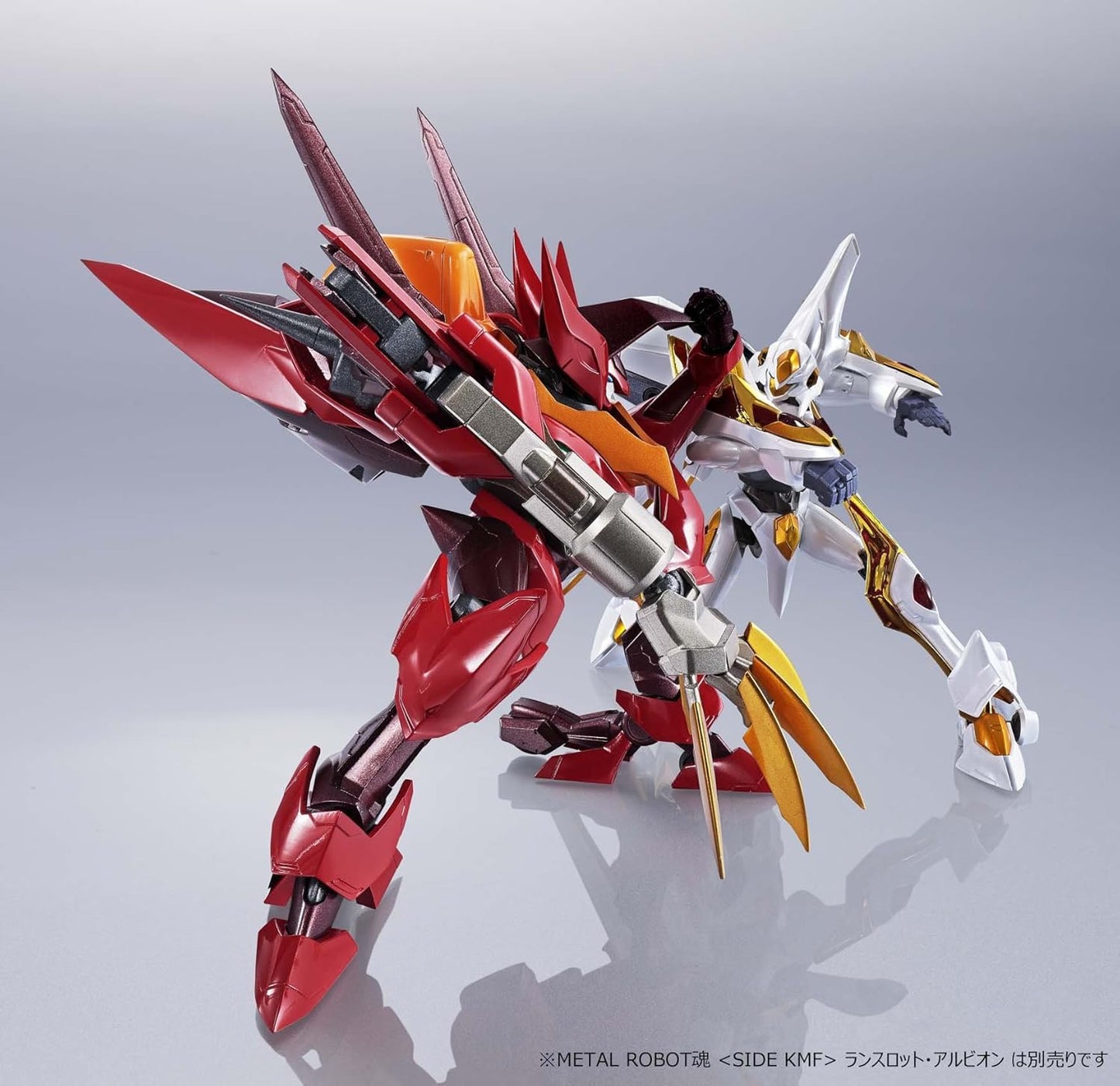 Metal Robot Spirits Code Geass (Side KMF) Guren Type-8 Elements Seiten, Approx. 5.7 inches (145 mm), ABS & PVC & Die-cast Complete Painted Articulated Figure