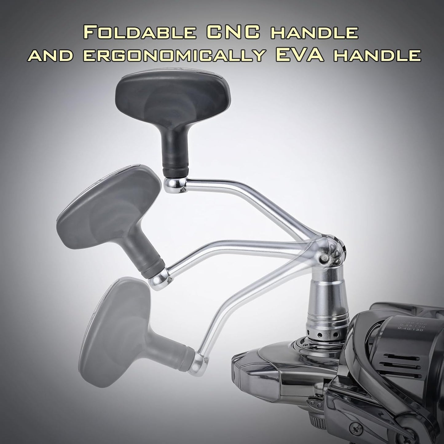 Spinning Reel,13+1 Bearing Fishing Reel Smooth and Powerful Spinning Reel for Saltwater Freshwater