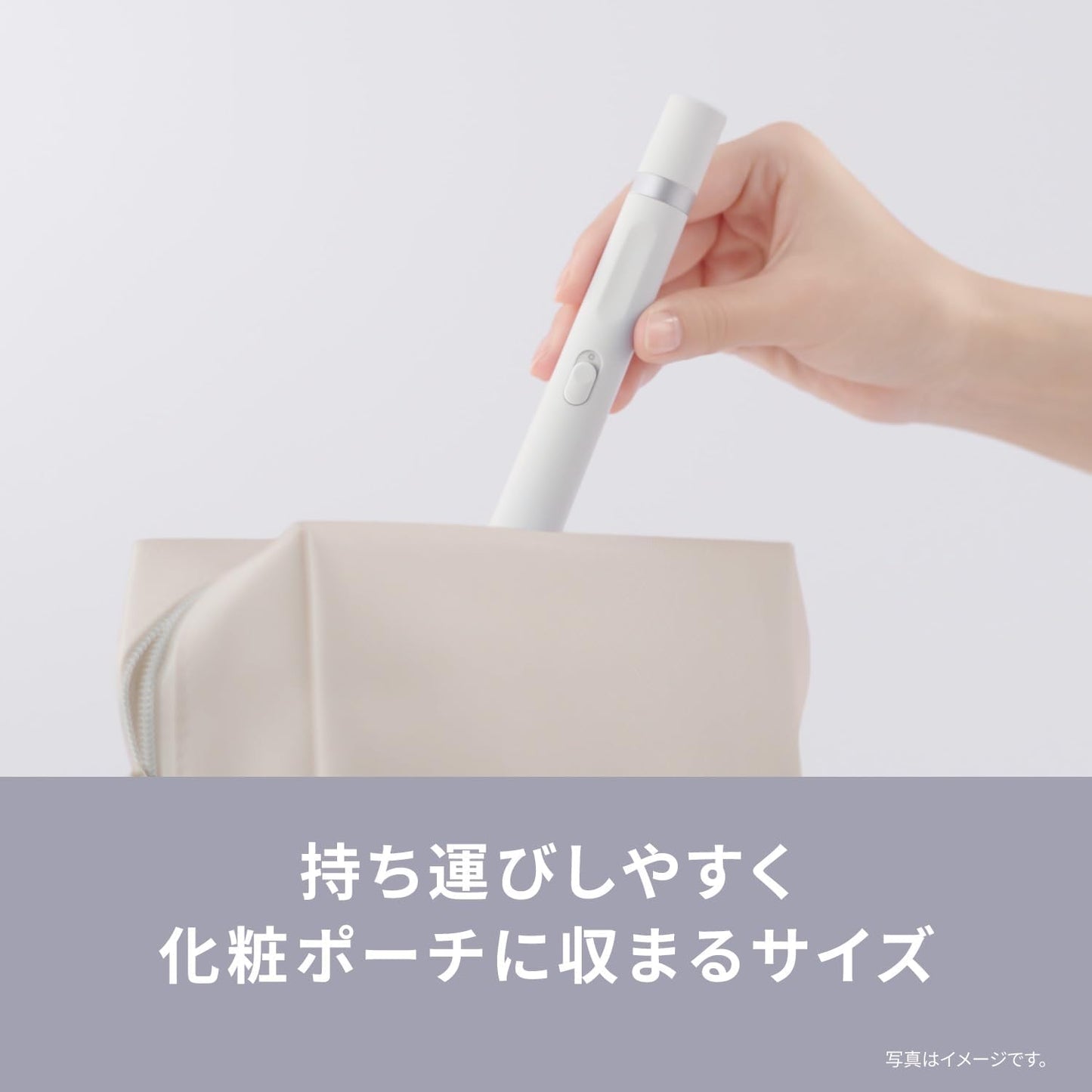 Panasonic ES-NEFB0-W Electric Eyebrow Remover Smooth Pick (Exclusive) Face Bristle Battery-Operated, White