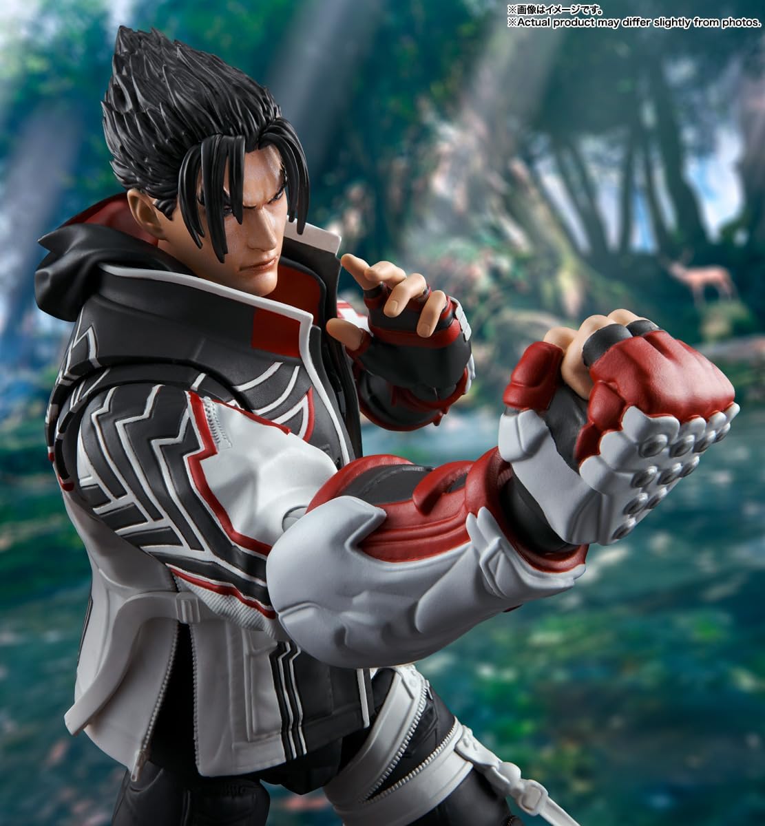 S.H. Figuarts Tekken 8 Jin Kazama Pre-Painted Action Figure, Approx. 5.9 inches (150 mm), PVC and ABS