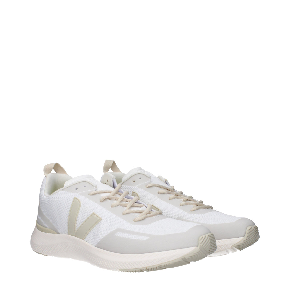 Veja ヴェジャ メンs スニーカー ファブリック ホワイト/ベージュ - Image 8