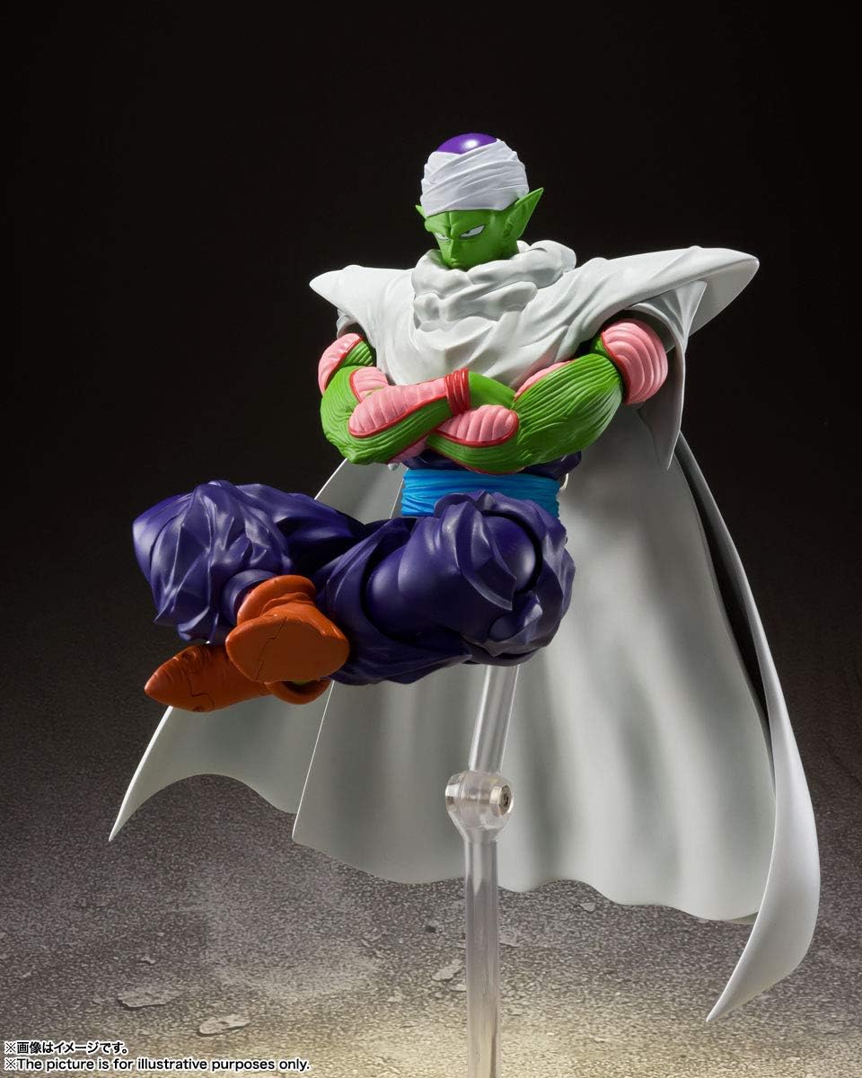 S.H. Figuarts Dragon Ball Piccolo - Proud Namec Alien - (Resale Version), Approx. 6.3 inches (160 mm), PVC & ABS Pre-painted Action Figure
