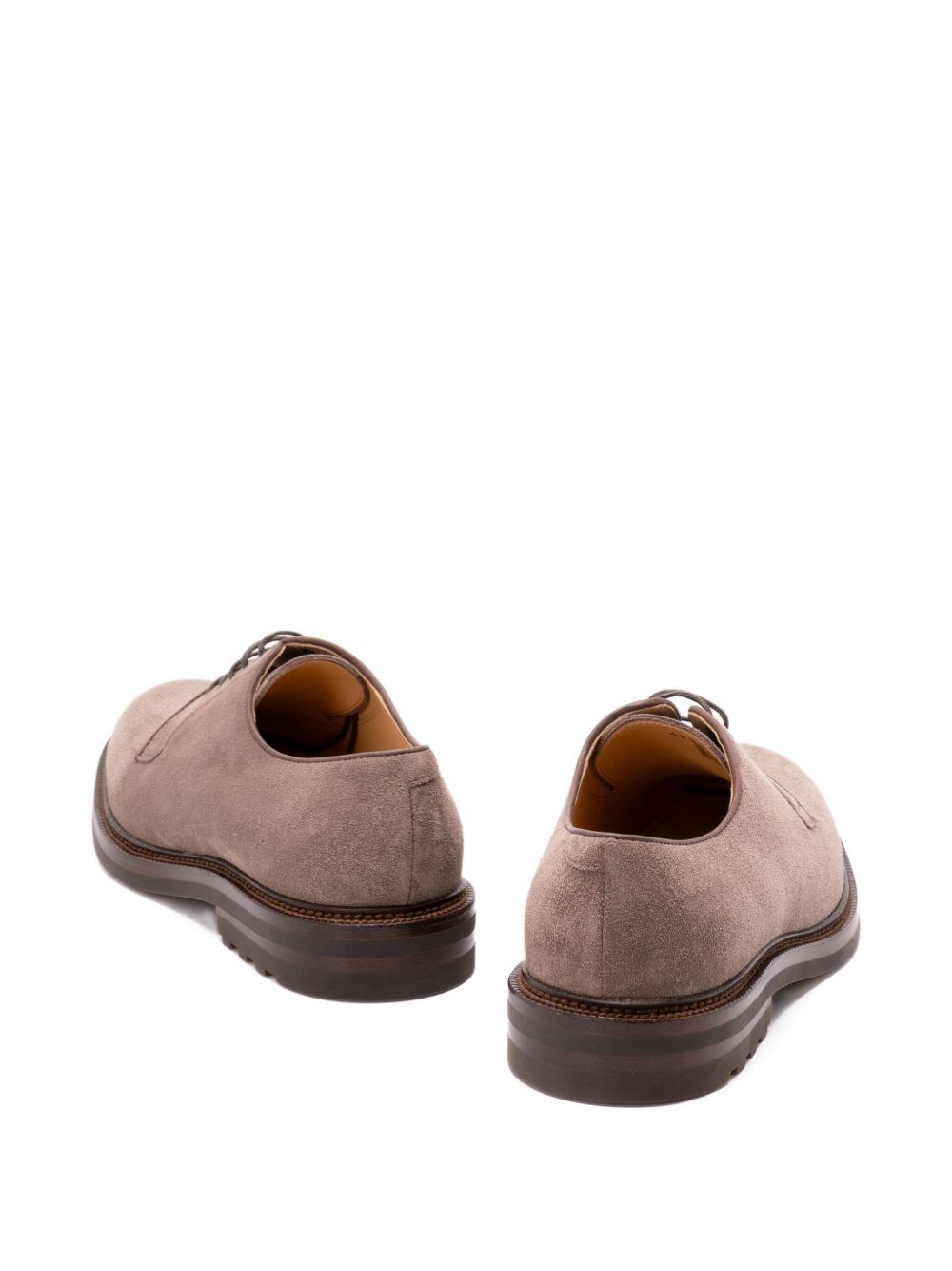 Brunello Brunello Cucinelli Suede Leather Lace Up Shoes - Image 8