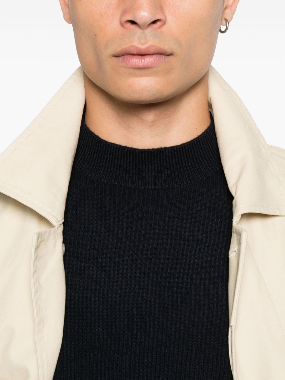 Emporio エンポリオアルマーニウールクルーネックジャンパー - Image 8