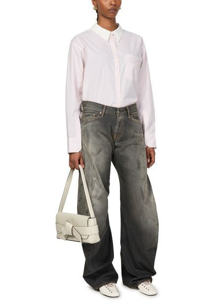 GANNI Eyelets lace up ballerinas - Image 8