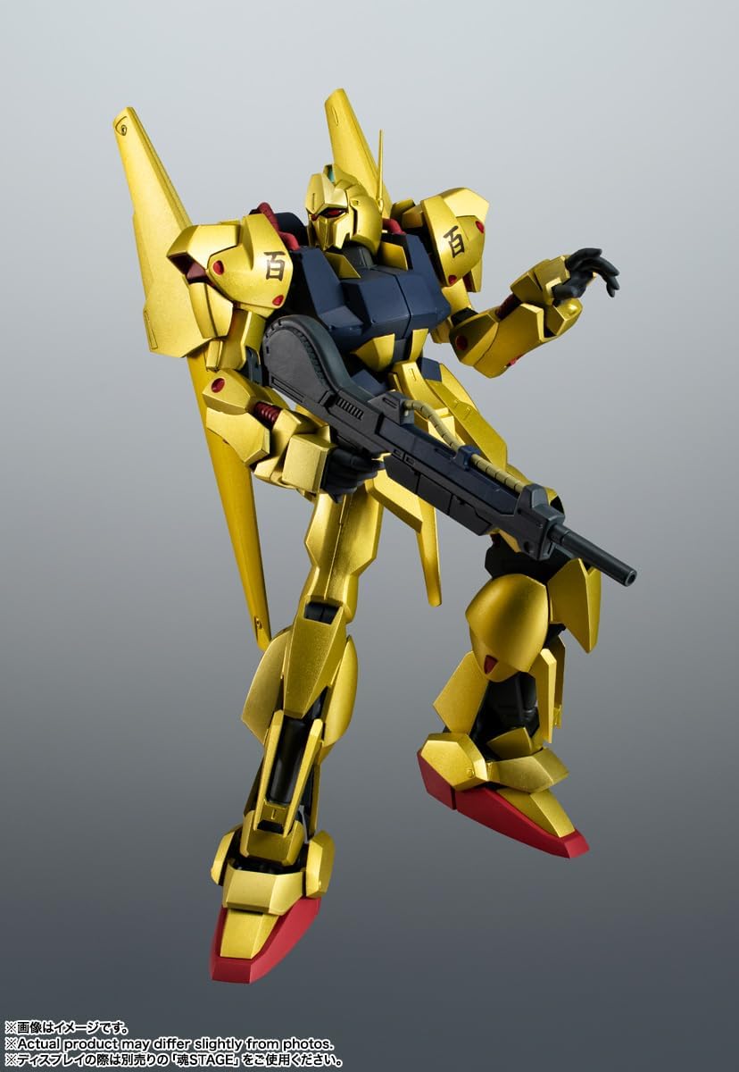 TAMASHII NATIONS Robot Spirits Mobile Suit Z Gundam MSN-00100 Hundred Series Version A.N.I.M.E. Approx. 5.1 inches (130 mm), PVC & ABS Pre-painted Action Figure