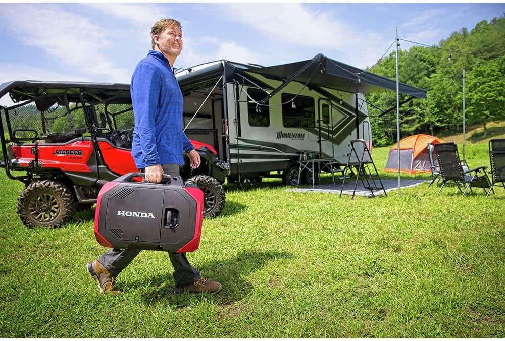 Honda 665730 EU3200IAN 3200 Watt Bluetooth Portable Inverter Generator with CO-MINDER