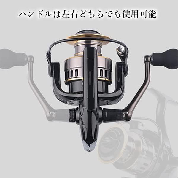 Spinning Reel, Lightweight, #2000, Durable, Fishing Reel, Casting Fishing, Freshwater Fishing, Saltwater Fishing, Saltwater