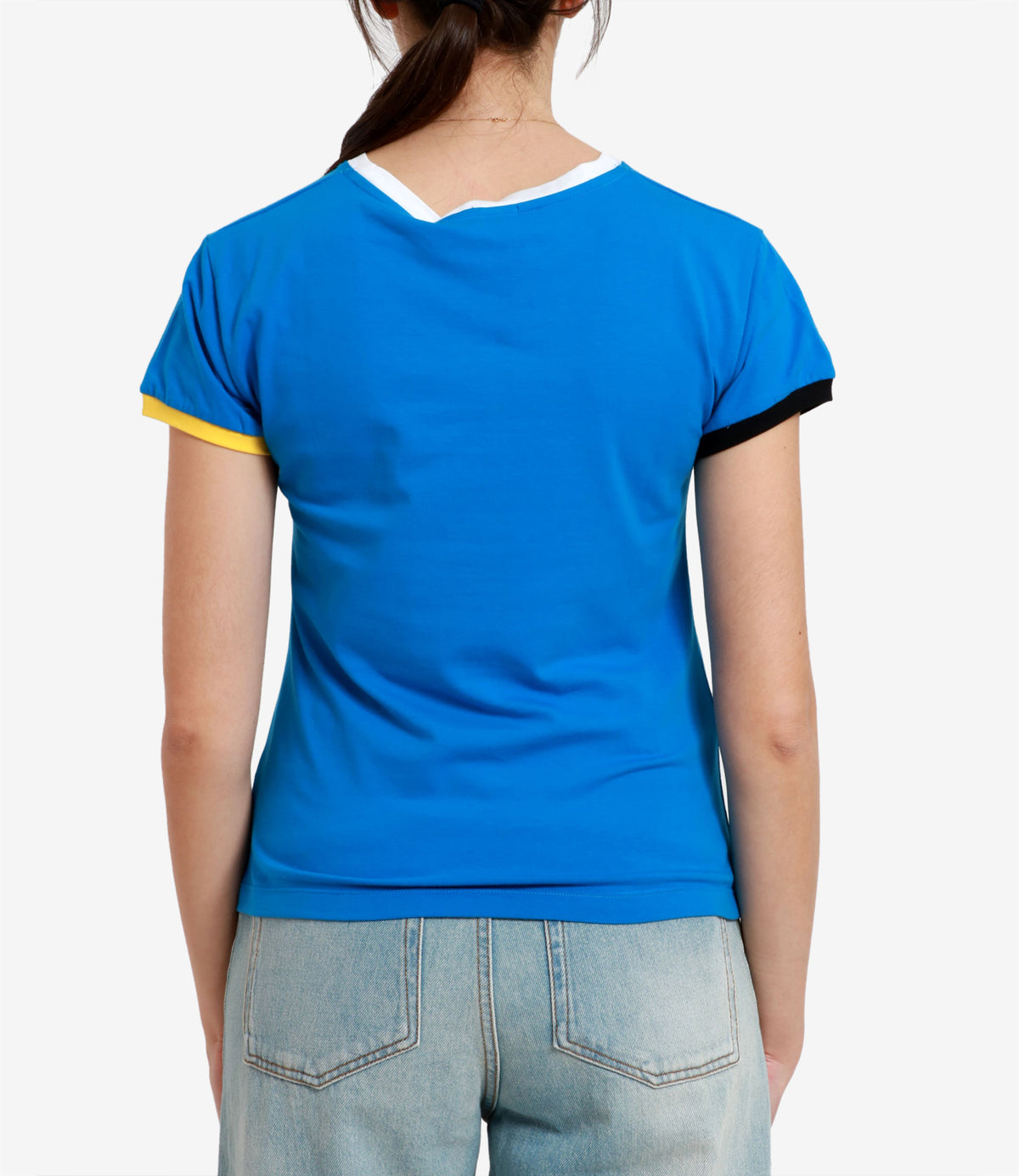 Msgm MSGM Tシャツとポロスクリアブルー - Image 8