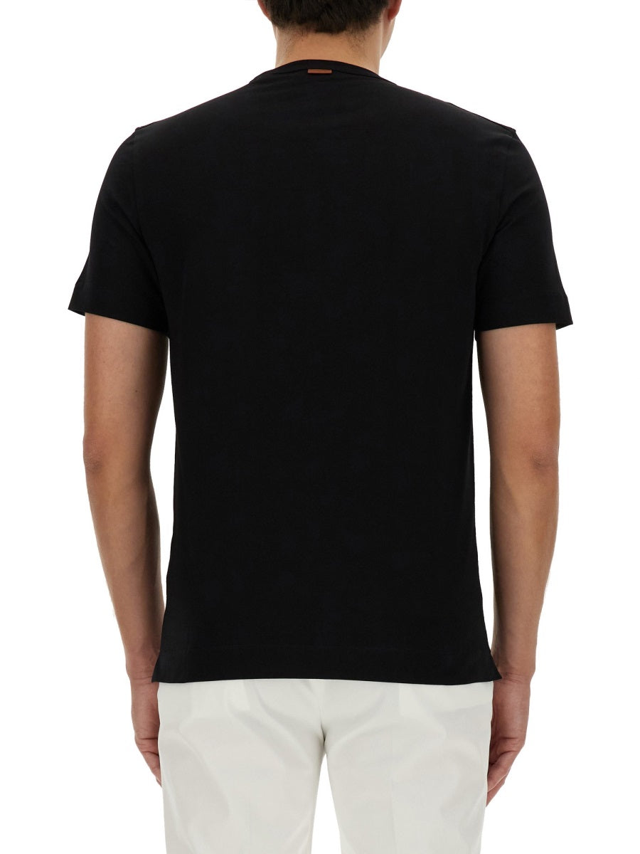 Zegna ロゴ付きのゼンナTシャツ - Image 8