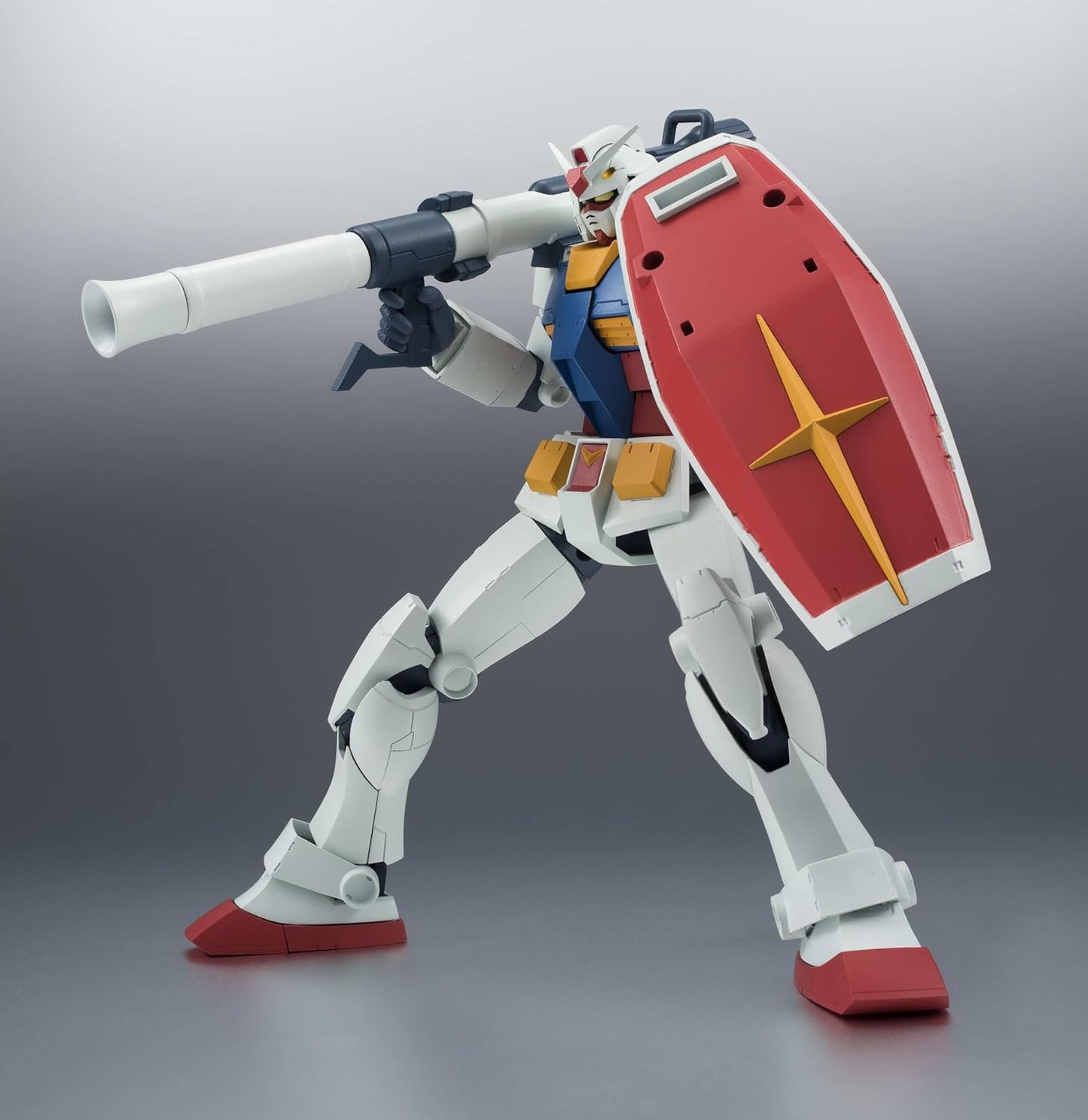 TAMASHII NATIONS ROBOT SPIRITS Mobile Suit Gundam RX-78-2 Gundam Ver. A.N.I.M.E. (Resale Version) Approx. 5 in (125 mm), Made of PVC & ABS, Painted, Articulated Movements Figurine