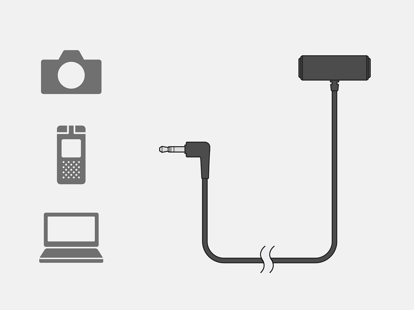 Sony ECM-LV1 Camera Microphone Lavalier Microphone