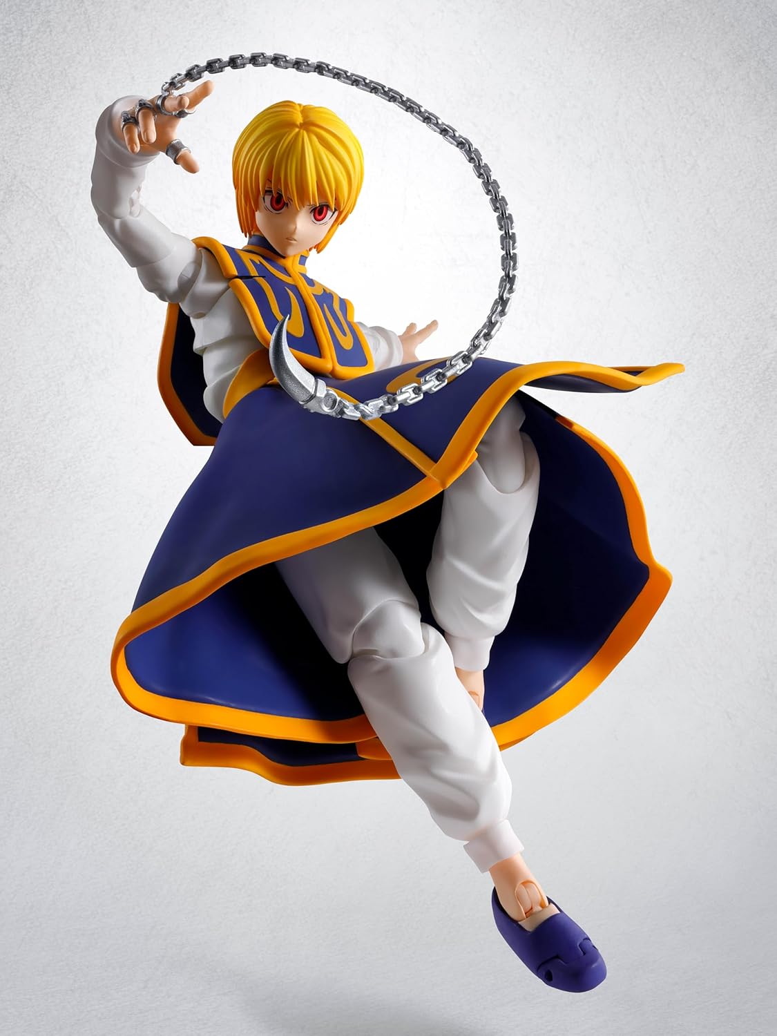 Tamashi Nations S.H. Figuarts Hunter x Hunter Kurapika, Approx. 5.9 inches (150 mm), PVC & ABS Pre-painted Action Figure