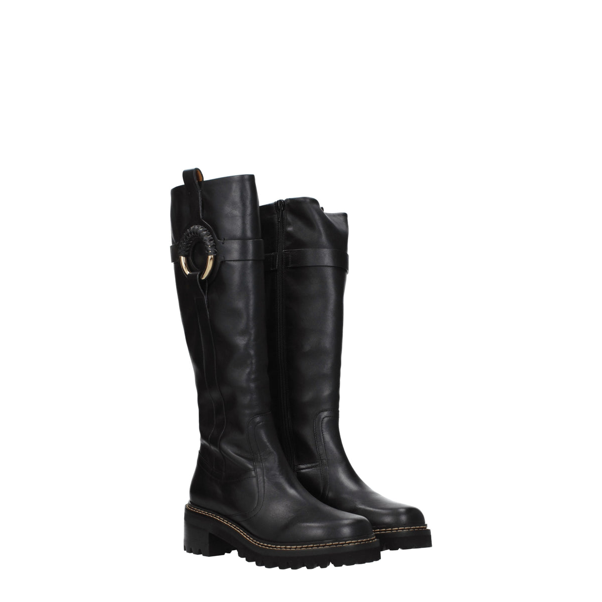 See ChloéBootsWomen Leather Black - Image 8