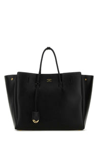 Balenciaga バレンシアガブラックレザーミディアムクラッシュショルダーバッグ - Image 8