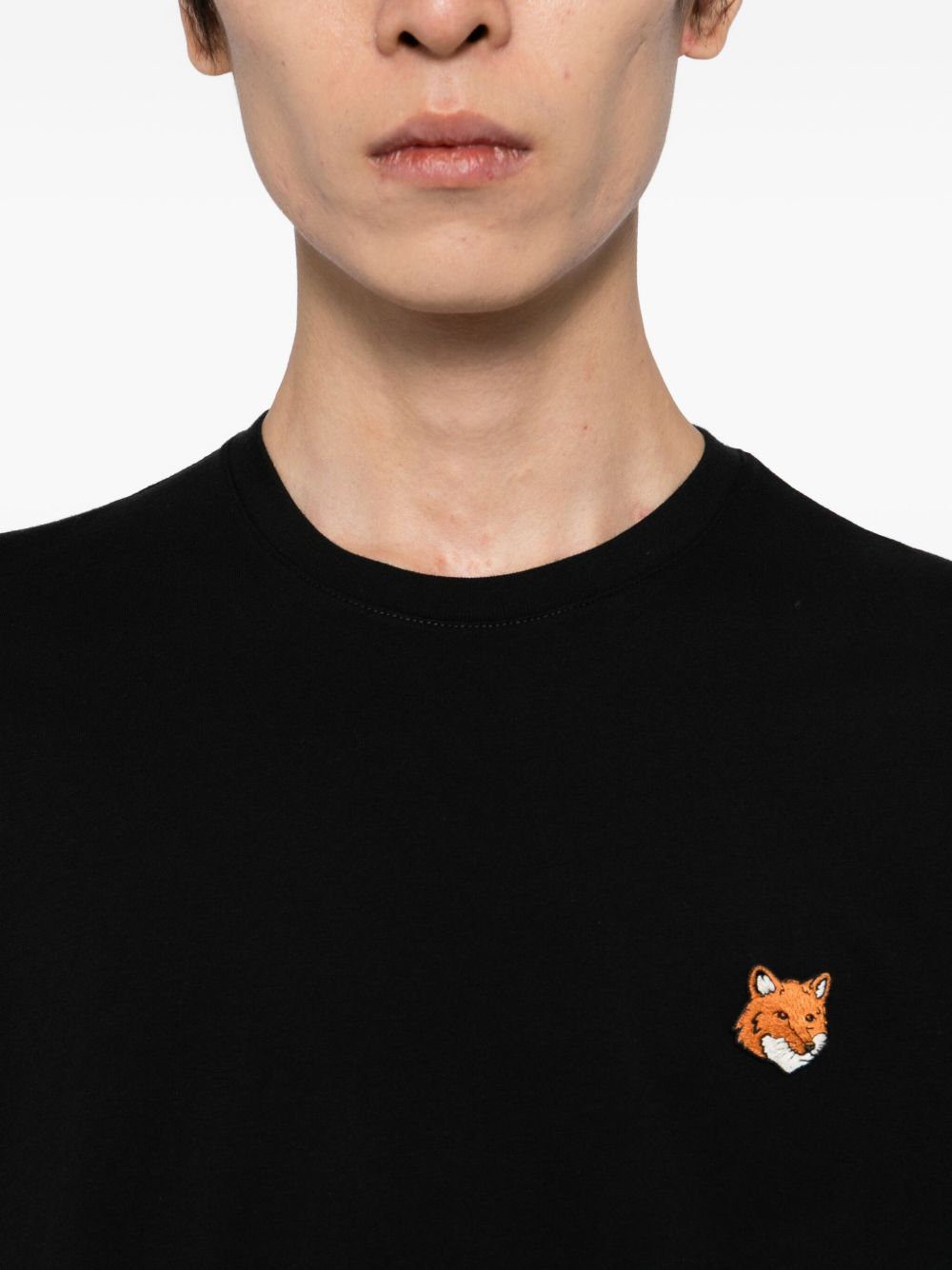 Maison メゾンキツネ 'フォックスヘッドコットンTシャツ - Image 8