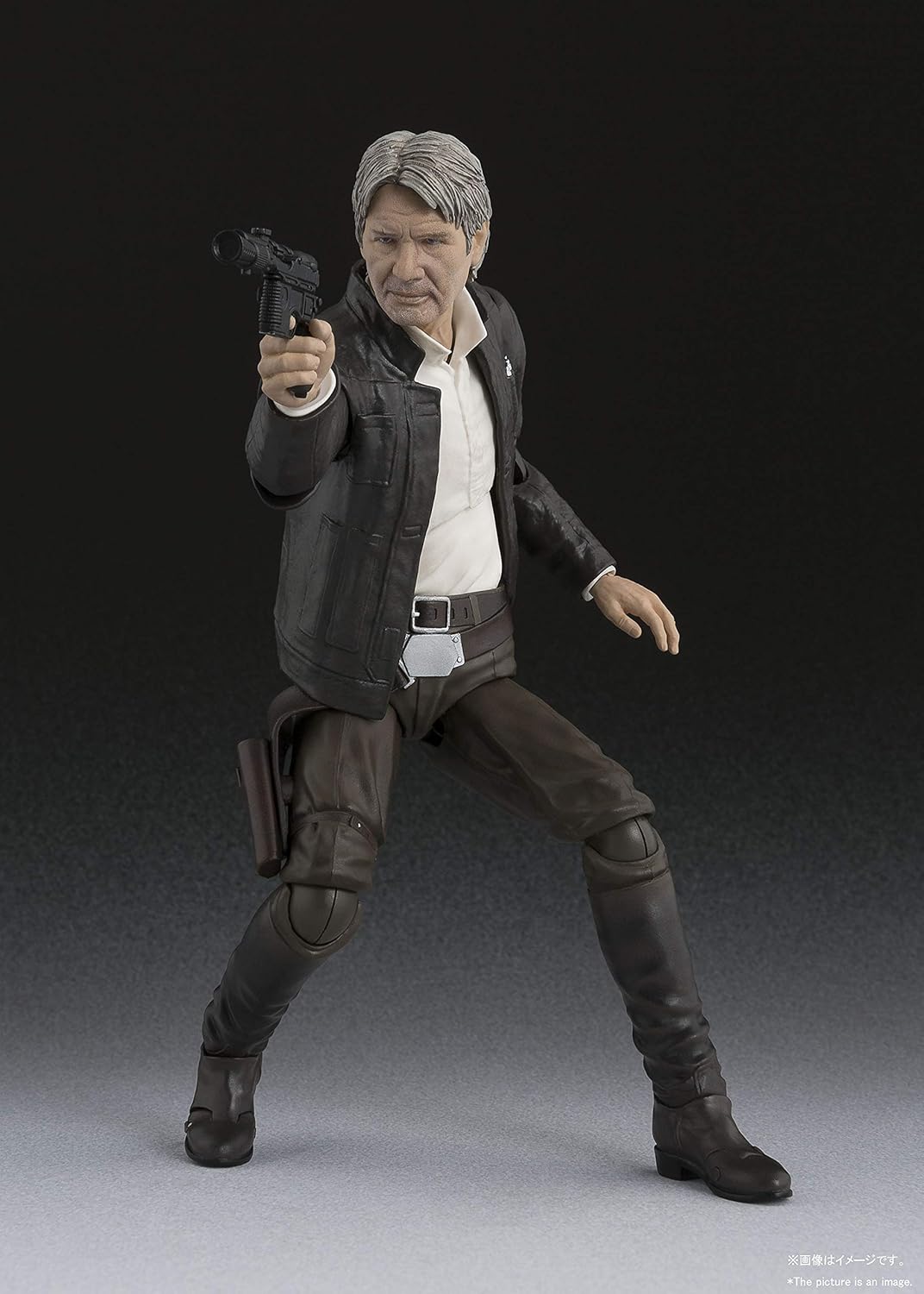 S.H. Figuarts Star Wars Han Solo (Star Wars: The Force Awakens), PVC & ABS Pre-painted Action Figure