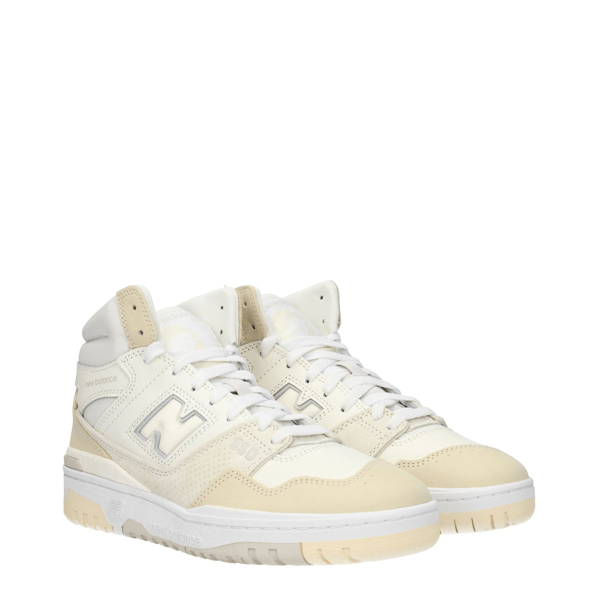 Designer Brand ニューバランススニーカー650メンズレザーホワイト/クルミ - Image 8