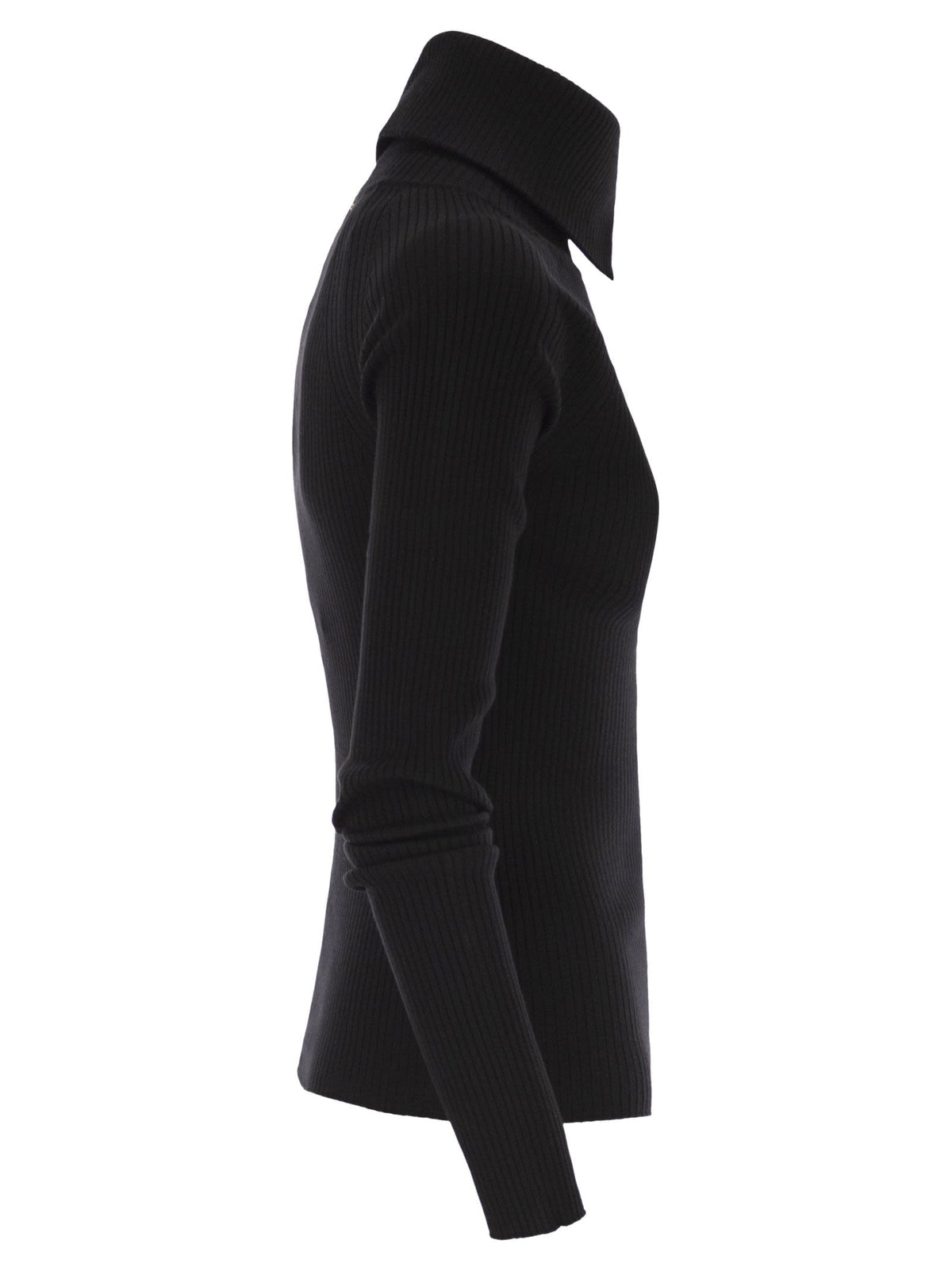 Sportmax Sportmax Pinnaハイネックジャンパーとジップ - Image 8
