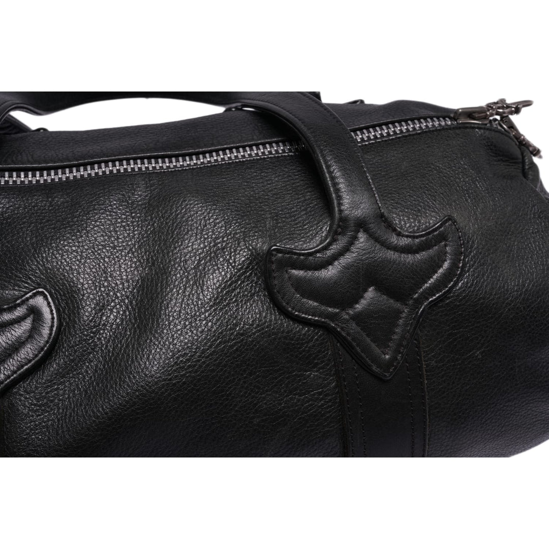 CHROME HEARTS 'BLACK' DUFFLE ZIP BAG