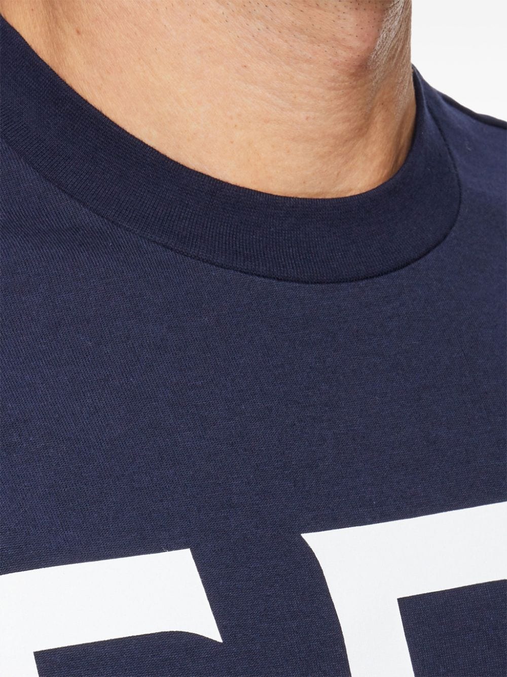 Salvatore フェラガモのロゴコットンTシャツ - Image 8