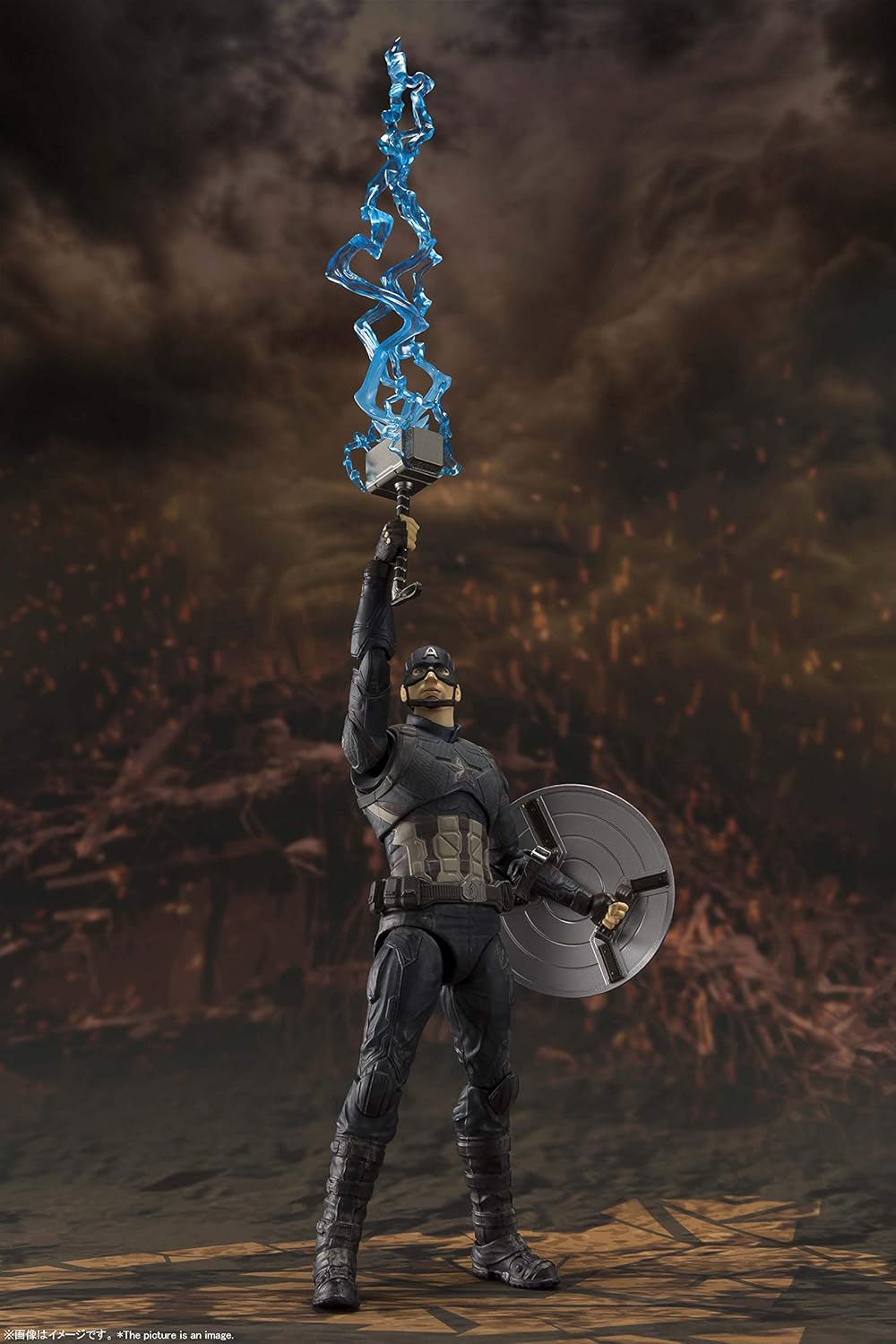 S.H. Figuarts Avengers Captain America - FINAL BATTLE EDITION - Approx. 5.9 inches (150 mm), PVC & ABS Pre-painted Action Figure