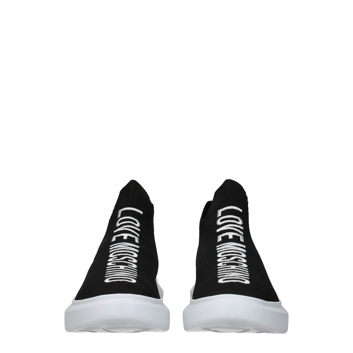 Moschino モスキーノスニーカーの女性ファブリックブラックが大好きです - Image 8
