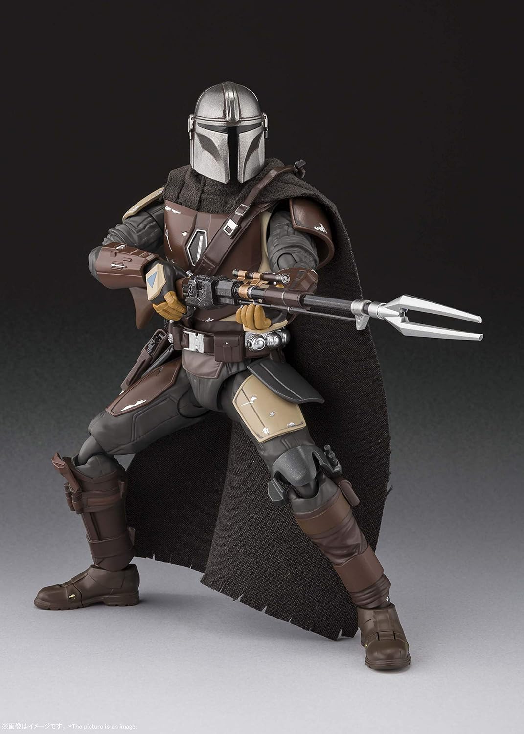 S.H. Figuarts Star Wars The Mandalorian, Approx. 5.9 inches (150 mm), ABS, PVC & Fabric, Pre-painted Action Figure