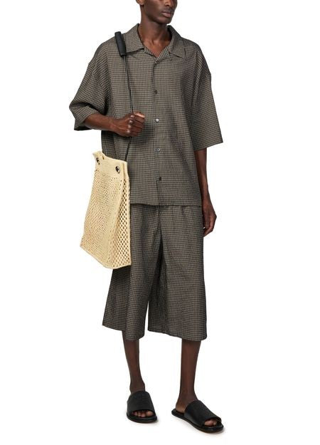 LOEWE Pebble Honeycomb Hobo in raffia - Image 8