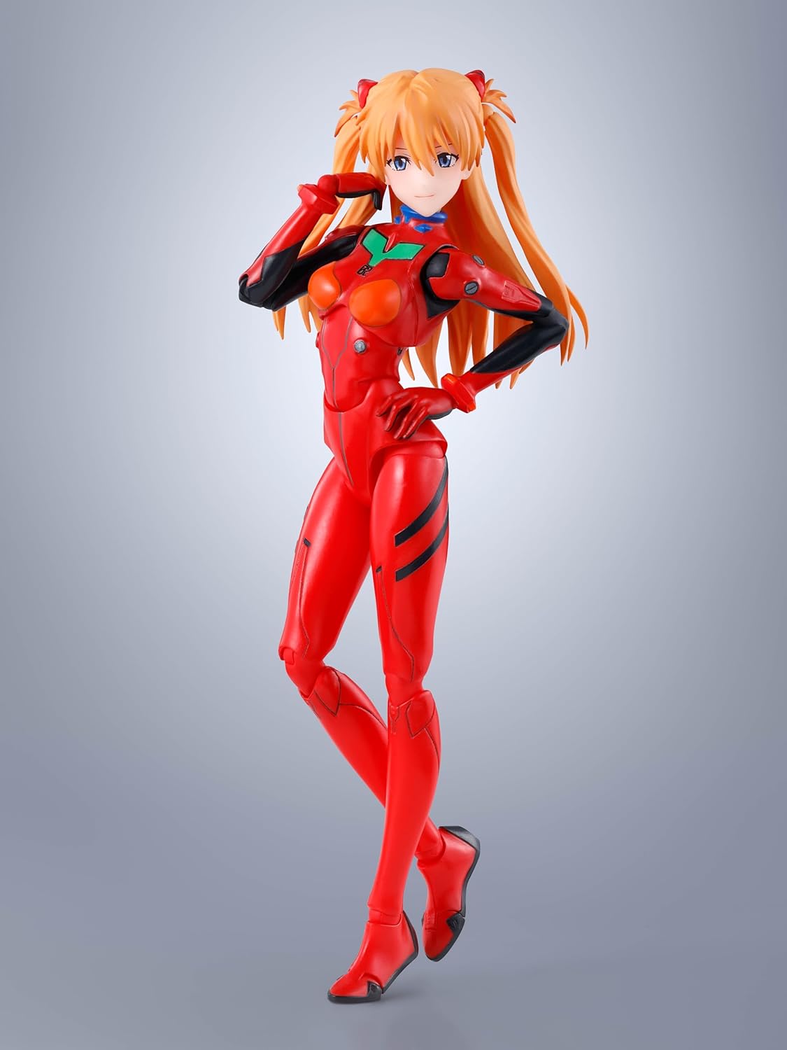 TAMASHII NATIONS S.H. Figuarts Rebuild of Evangelion Asuka Langley Shikinami Approx. 5.3 inches (135 mm), PVC & ABS, Pre-painted Action Figure