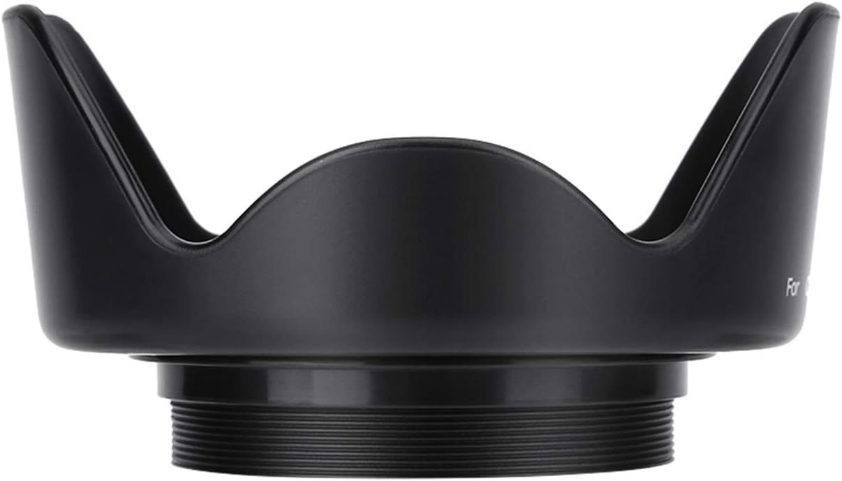 ES-62II Camera DSLR Lens Hood for Canon 50mm f/1.8 II with Lens Cap, for Nikon 50mm 1.8D Lens, Nikon 50mm 1.4D Lens