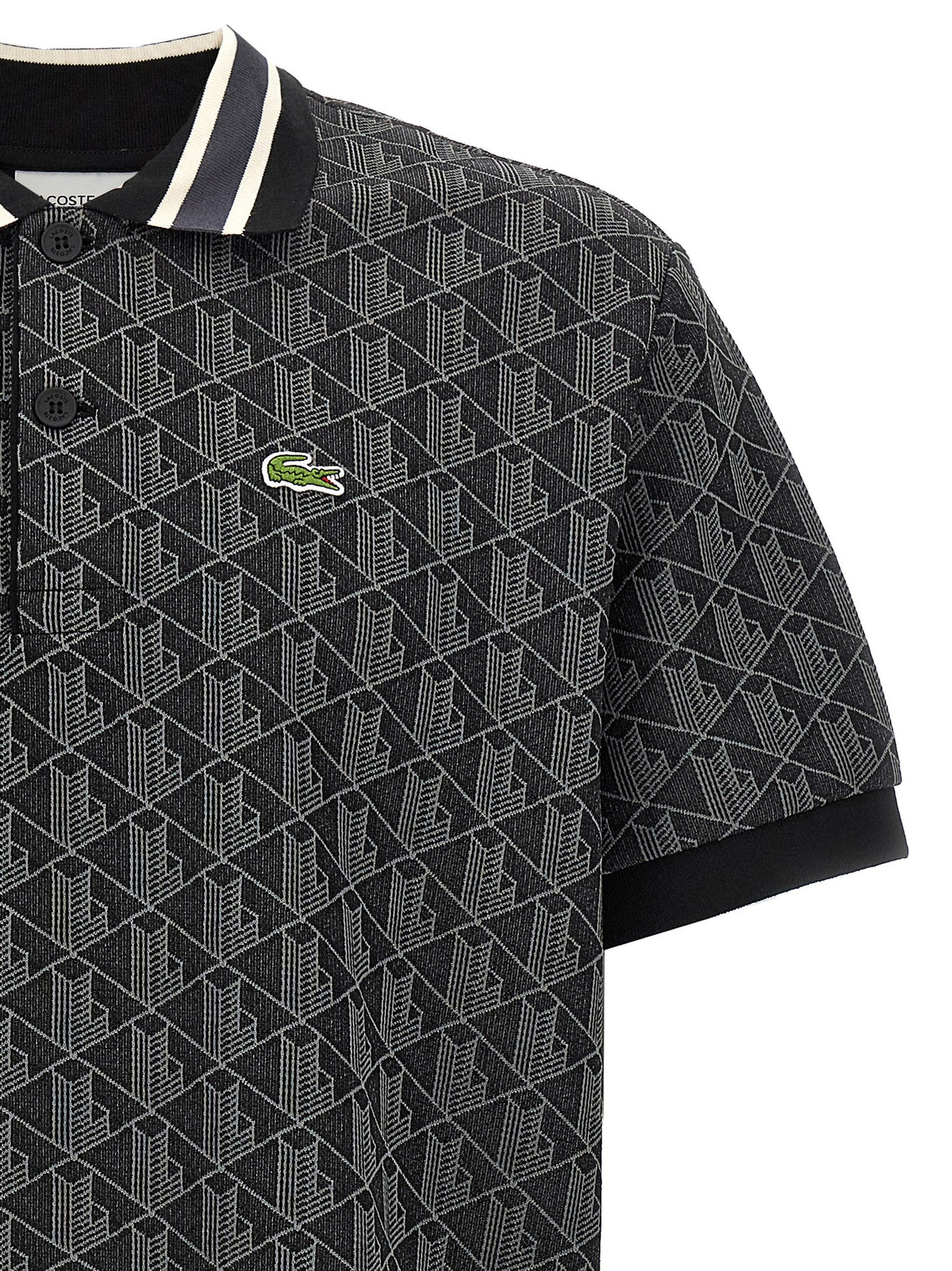 Lacoste Lacoste Jacquardモノグラムポロシャツ - Image 8