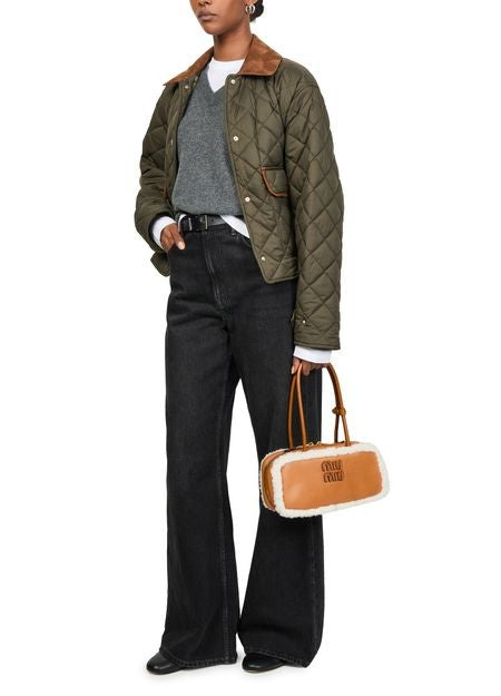 MIU MIU Beau small shearling bag - Image 8