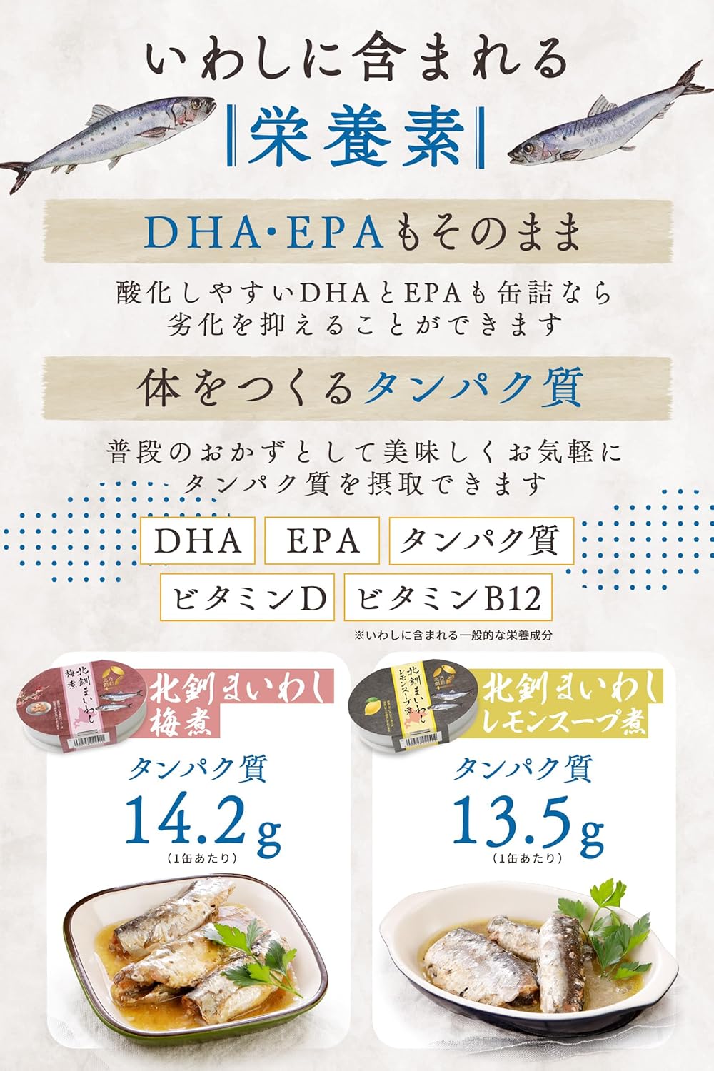Kitsuno Umaimonya Canned Hokusa Maiwashi, Boiled Plum, Soup with Lemon Soup (3.5 oz (100 g) x 4 Cans of 2 Types), Canned Sardine, Made in Japan, Umios, Hokano Sosai | Canned, Sardine Canned