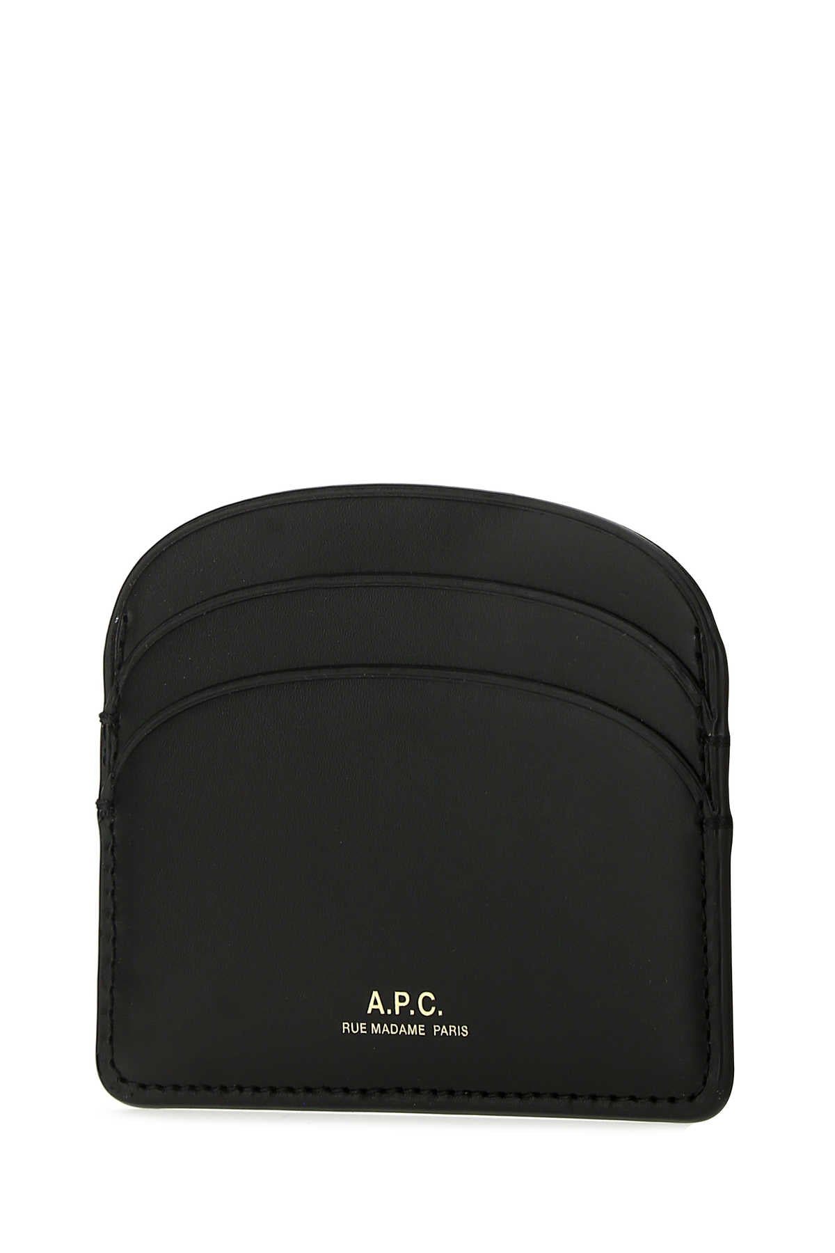 A.p.c. A.P.C.ブラックレザーカードホルダー - Image 8